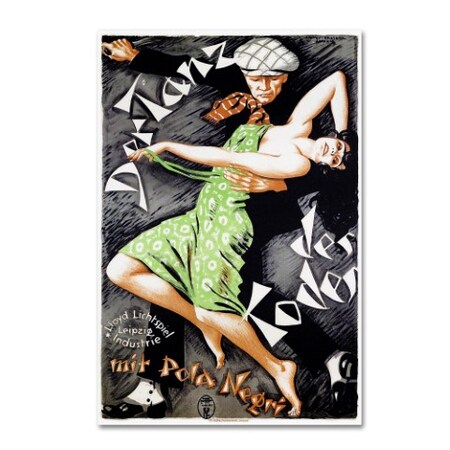Trademark Fine Art Vintage Lavoie 'Dance 1' Canvas Art, 12x19 ALI19913-C1219GG